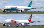 VASP and  TAM B777-300 Textures 